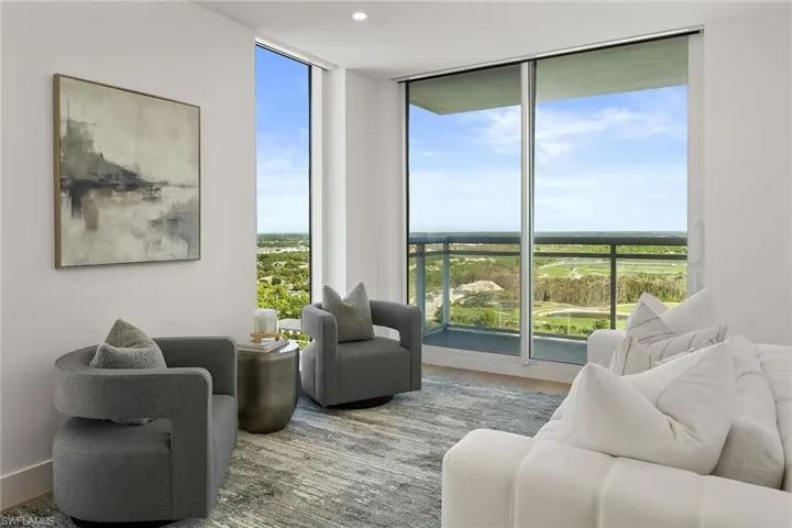 Den doubles as 4th Bedroom featuring a sunrise terrace with panoramic views of Kinsale Golf Club