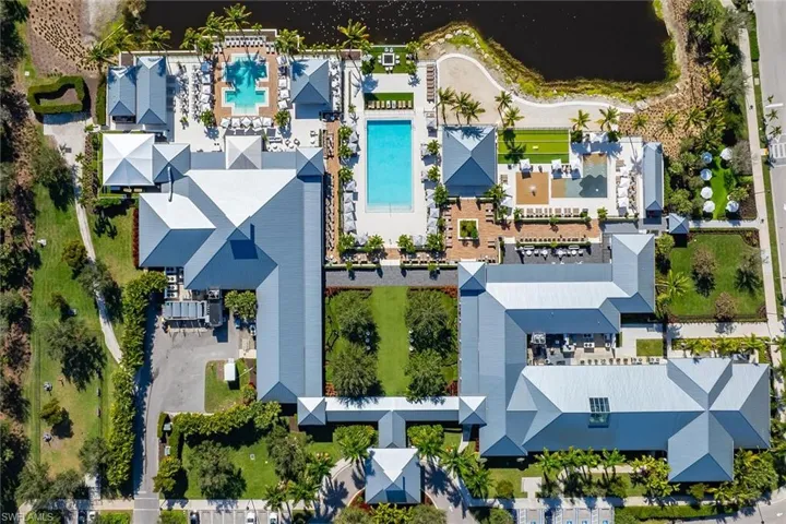 3 Pools (Adult, Lap and Family) Casual Bistro, Fine Dining and Bar, Two Tikki Hut Bars, Wellness & Fitness Center, Event Lawn, Firepit, Beauty Parlor, Business Center, Dog Park and Dog Bistro