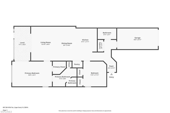View of room layout