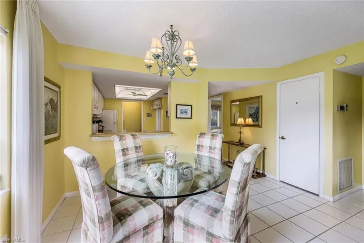 View of kitchen from dining room.