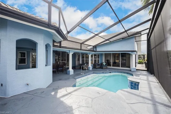 Deck featuring water view