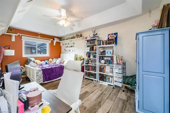 Guest suite with adjacent bathroom