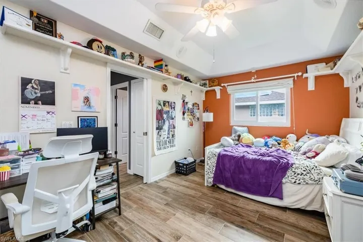 Guest suite with adjacent bathroom
