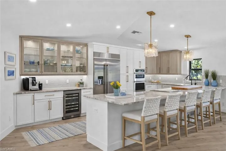 Virtually staged Kitchen