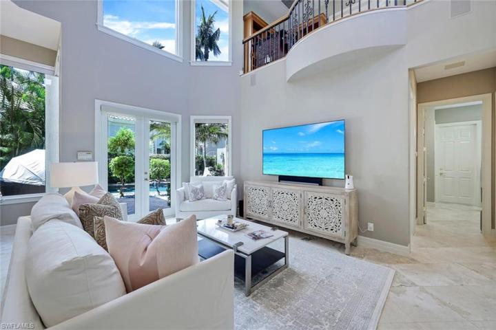The balcony on the upper level adds a touch of romance to this home.