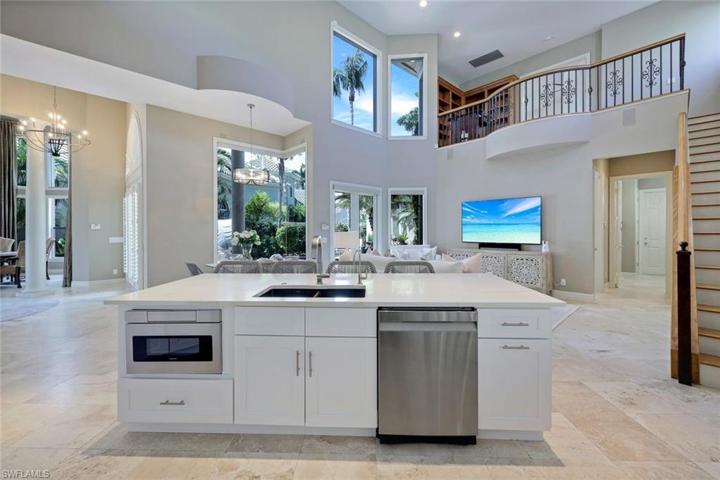 The kitchen island , where you can prep delicious meals as you engage in conversation with guests.