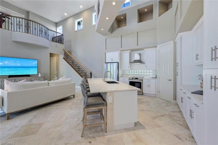 The kitchen is large enough for more than one chef! Brand new cabinets and quartz countertops.