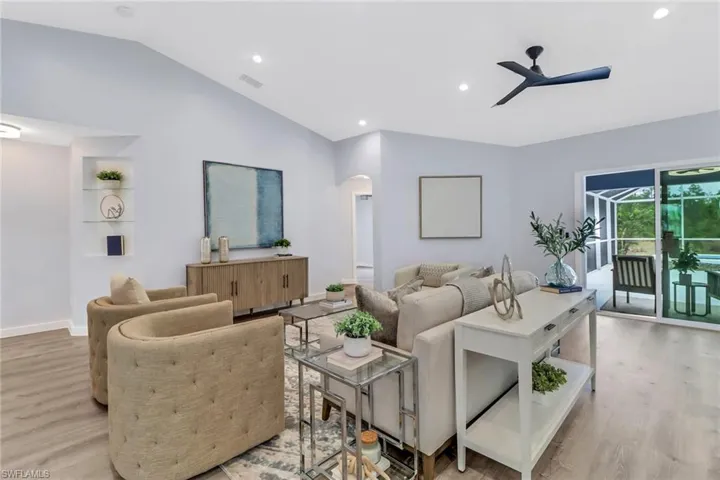 Spacious living area