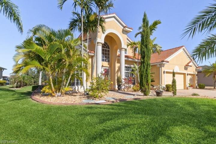 Well landscaped and classic in design.