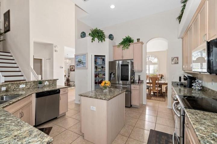 Offering all stainless appliances and a very open feel.