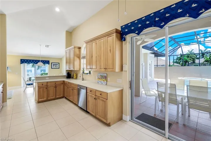 Kitchen Sliders to Courtyard