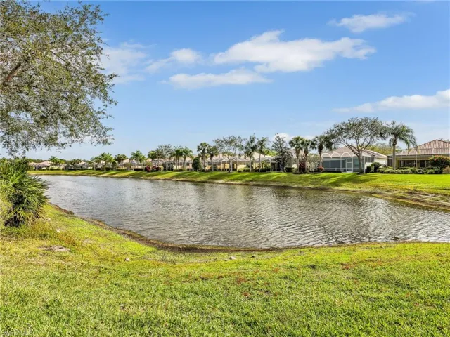 Water view with nearby suburban area