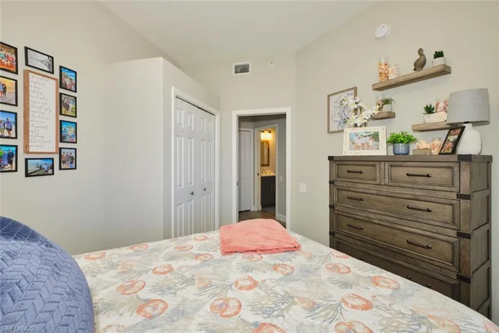 Bedroom with a closet