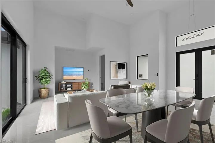 Living Area Virtually Staged
