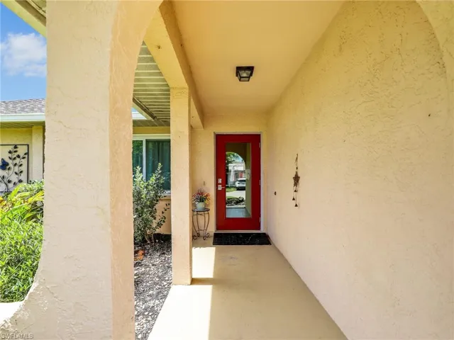 View of property entrance