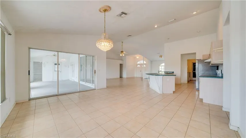Another view from the kitchen/dining area.