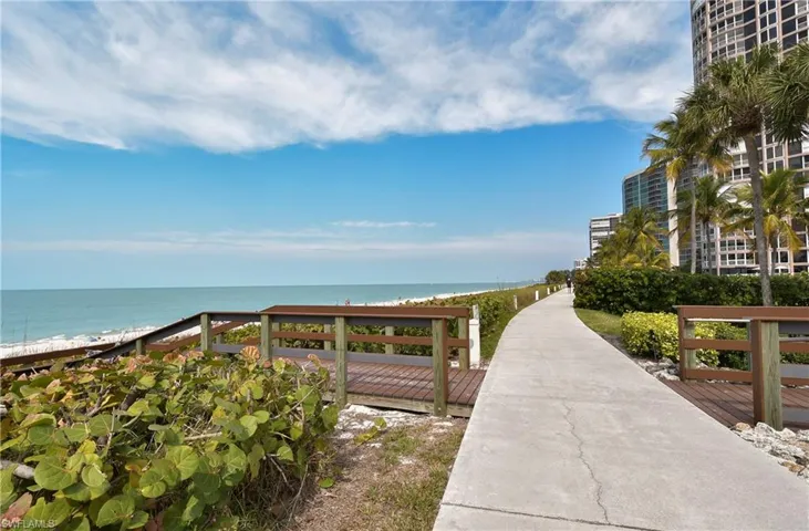 View of property's community with a water view