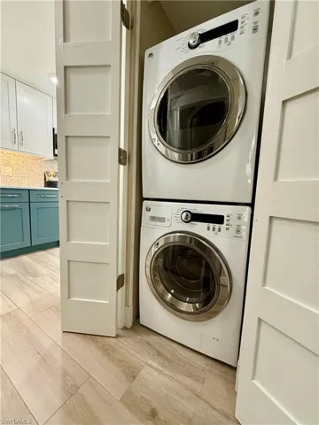 Full size stacked Washer and Dryer