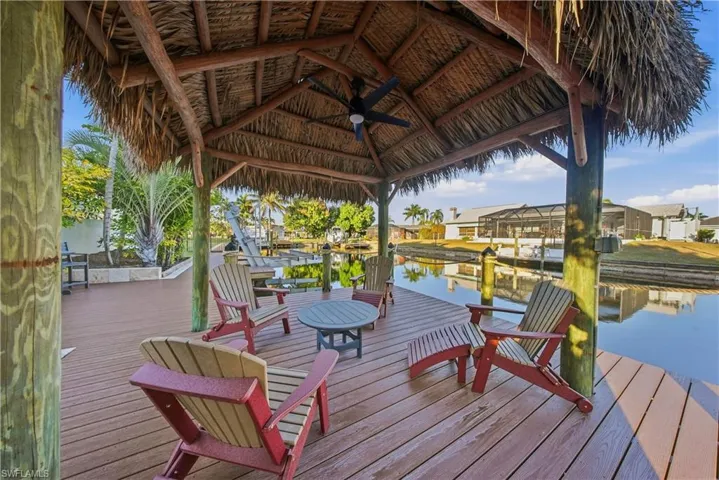 Dock featuring a water view and a residential view