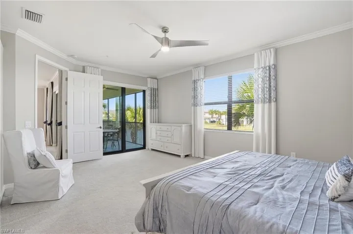 Primary Bedroom with lanai access