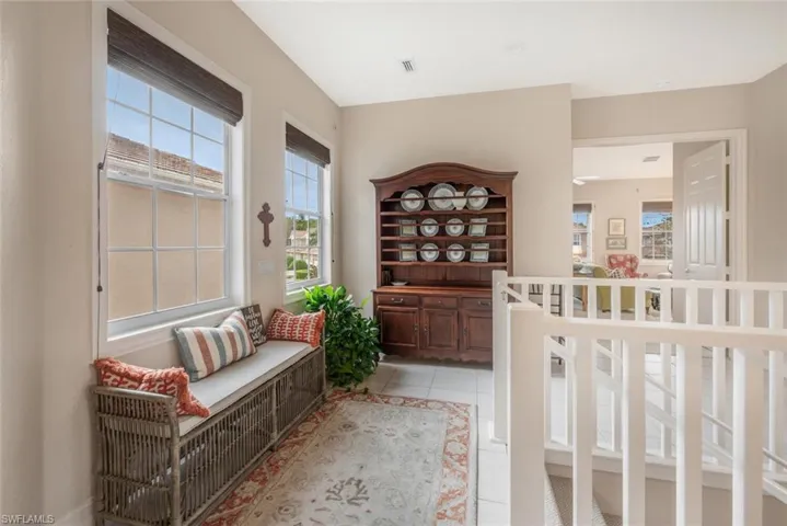 Top of Stairs Entry with beautiful bench seating