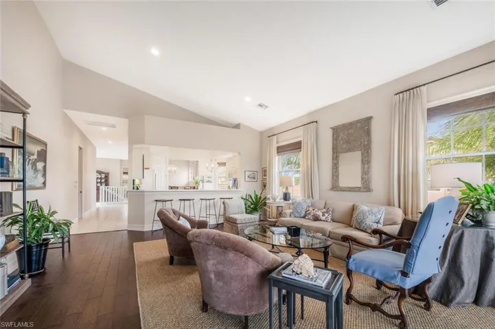 Great Room with large windows for lots of natural light
