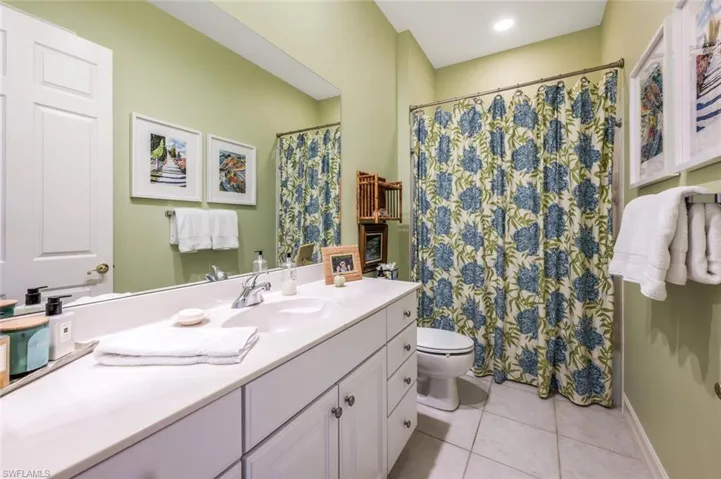 Second Guest Bathroom in close proximity to the guest bedroom