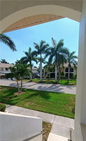 View of grassy yard