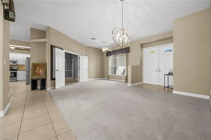 Currently a formal dining and living room; the possibilities are endless. The choices are yours.