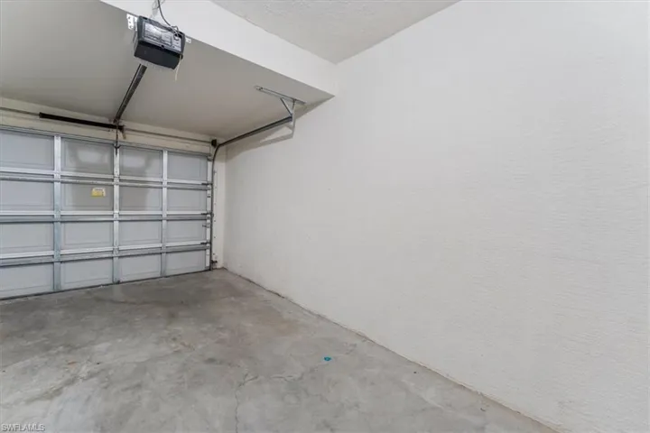 One car attached garage