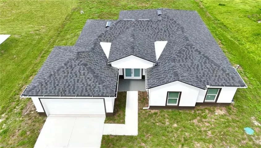 Aerial view of property and surrounding area