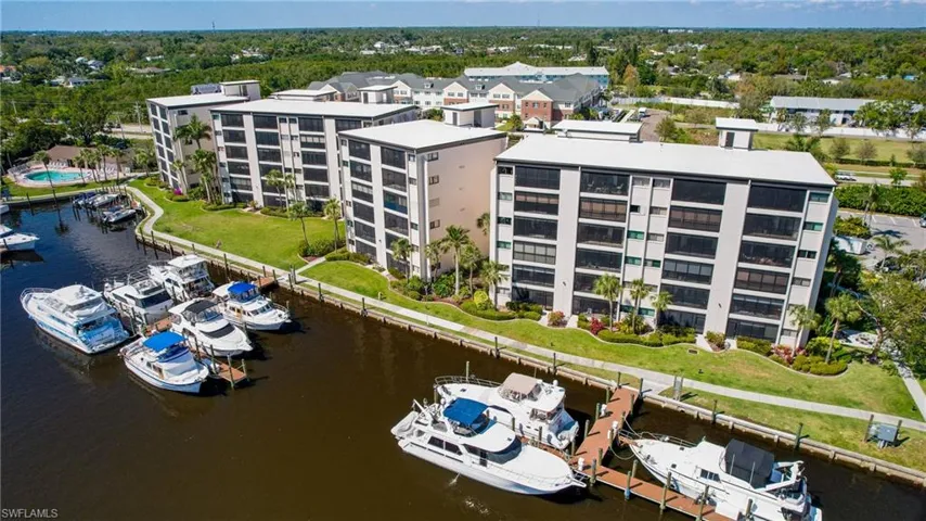 Drone / aerial view of a large body of water
