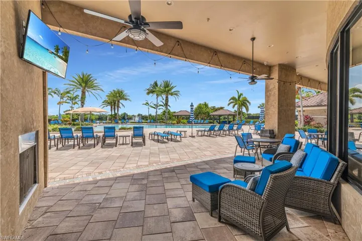 View Of Community Gathering Area Near Pool