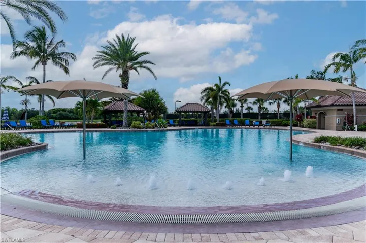 Resort-Style Community Pool with Beach Entry