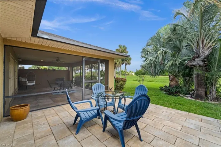 Open Patio - In between the Units