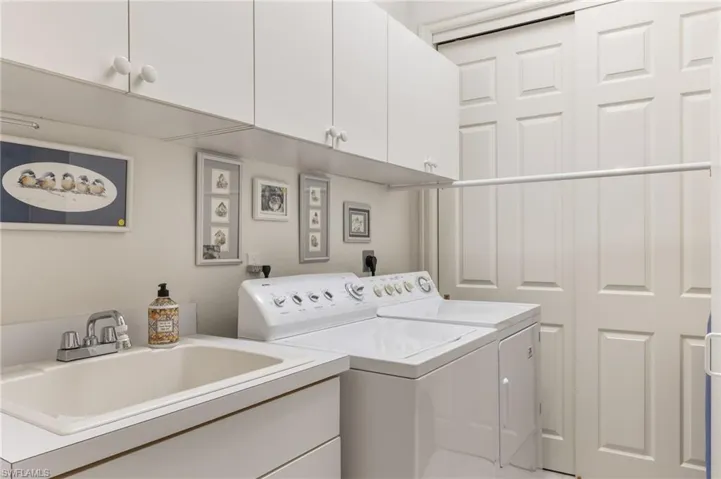 So much storage w/built-in cabinets