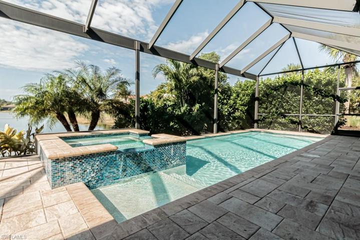 Pool and spa with large entertaining area