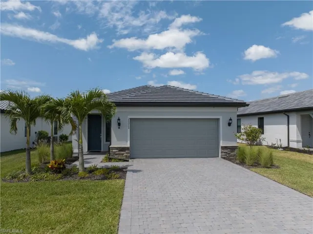 Welcome Home! Beautiful stone accent