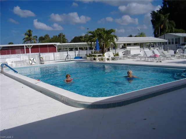 Community salt water pool