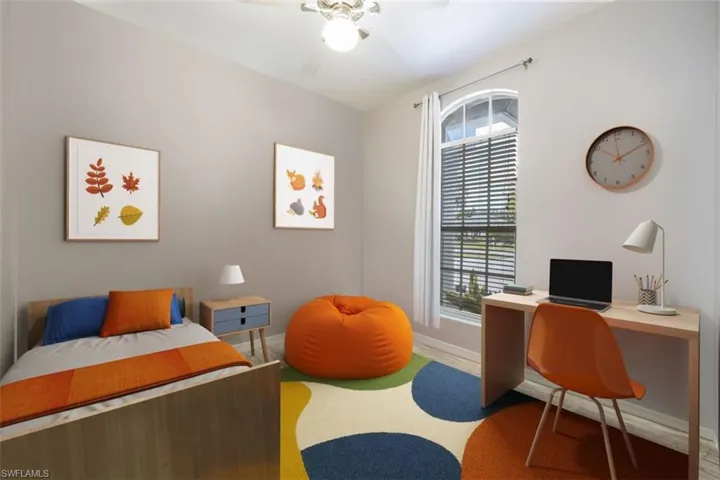 Second Bedroom virtually staged