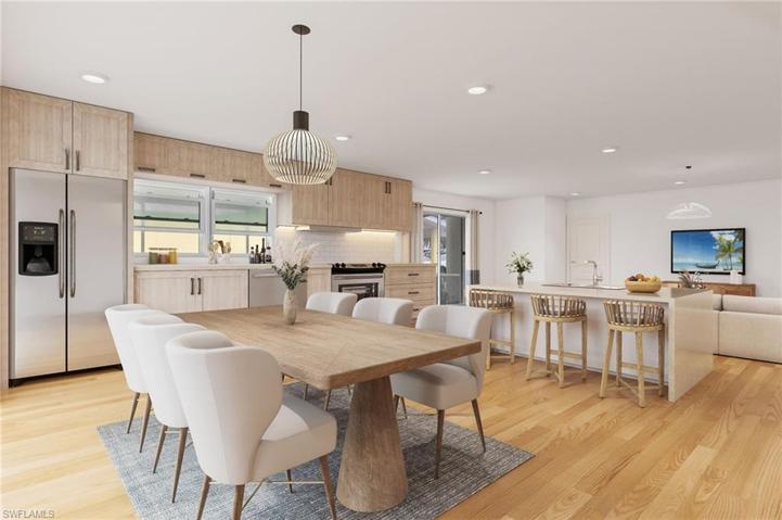 Kitchen / Dining - Virtually Staged