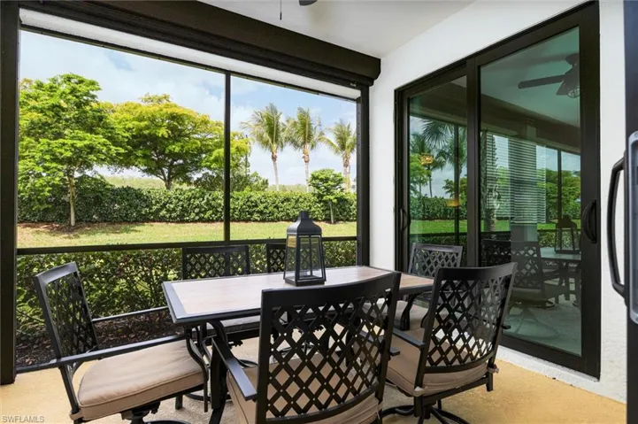 Lanai - with view of greenbelt