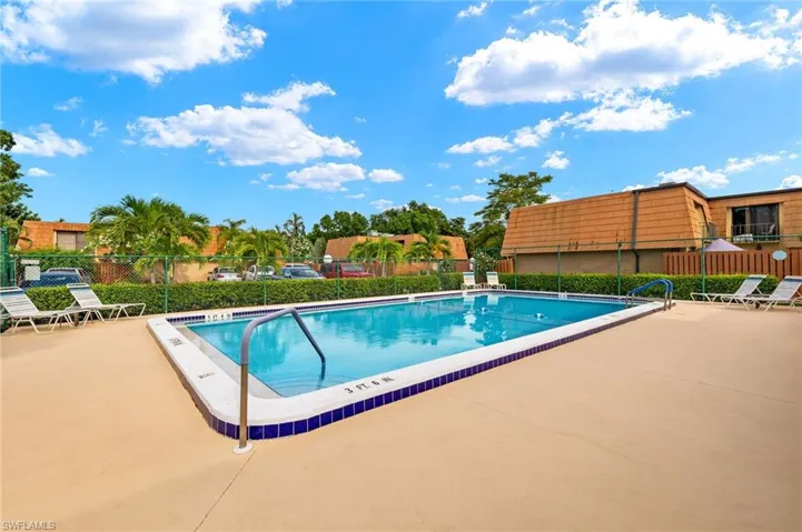 View of pool