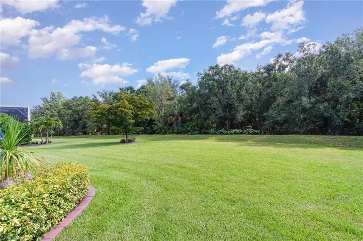 A vast green scape in your new backyard