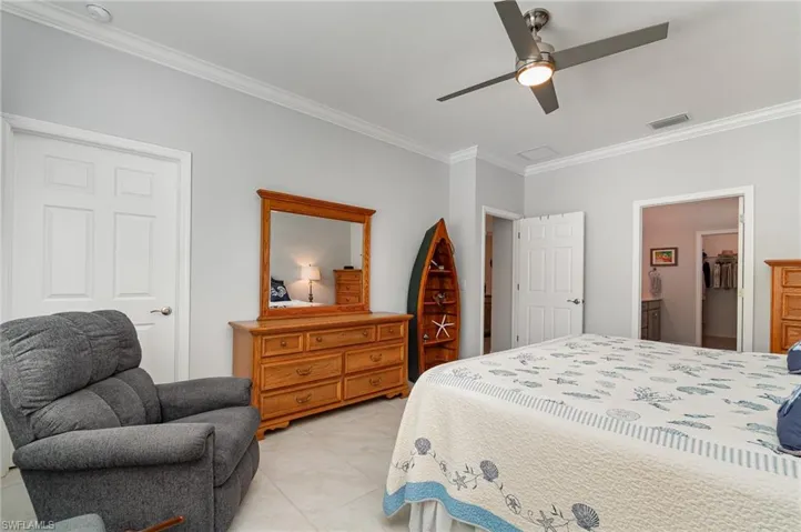 Stylish crown molding & volume ceilings throughout the home