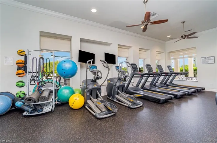 A clean, modern & spacious gym makes your workout easy & convenient