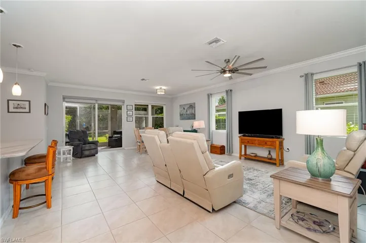 This Living Room is vast at 17' x 15'