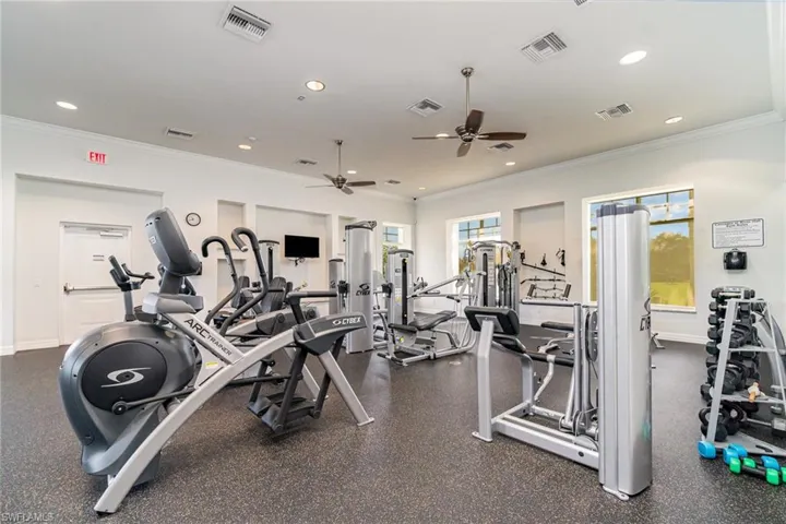 A clean, modern & spacious gym makes your workout easy & convenient