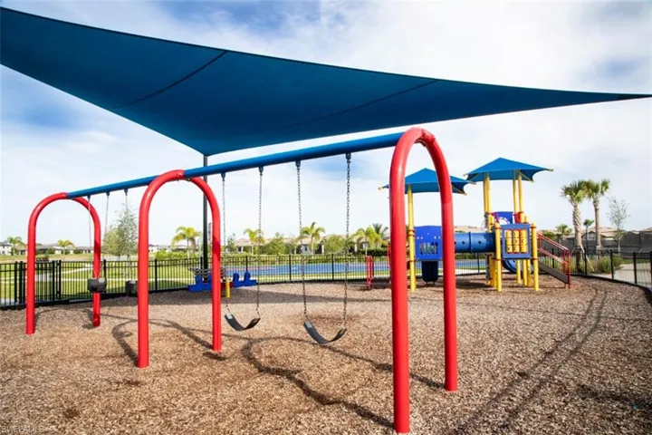 View of community jungle gym