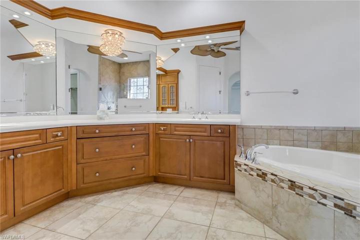 Master bathroom second vanity